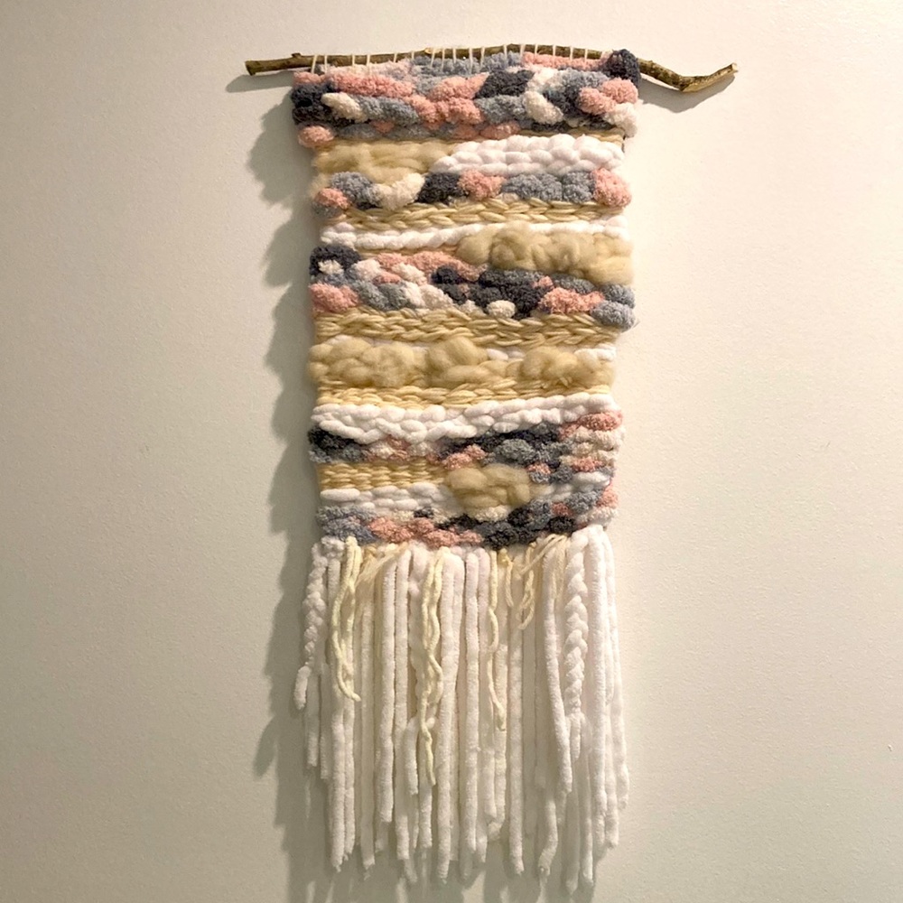 Handmade macrame tapestry